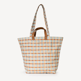 Carryall Tote - Powder Plaid