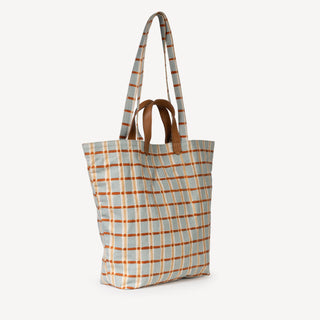 Carryall Tote - Powder Plaid