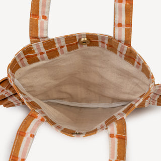 Momo Tote - Ember Plaid