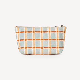 Small Waterproof Pouch - Powder Plaid