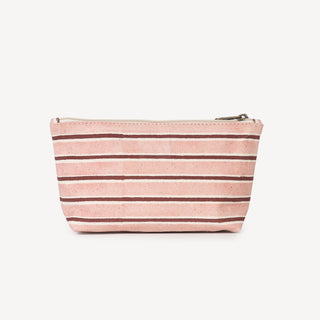 Small Waterproof Pouch - Winter Berry Stripe