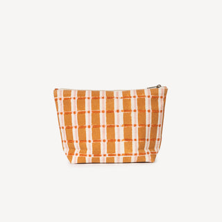 Large Waterproof Pouch - Ember Plaid