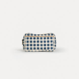 Block Print Belt Bag - Indigo Gingham