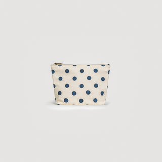 Large Waterproof Pouch - Indigo Dot