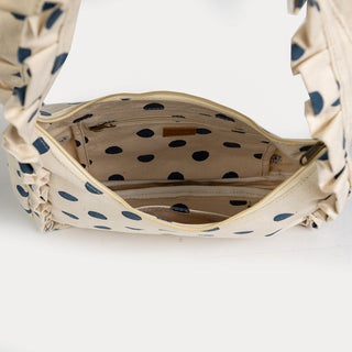 Momo Shoulder Bag - Indigo Dot