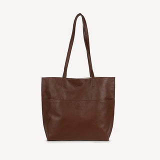 Pebbled Leather Everyday Tote - Vintage