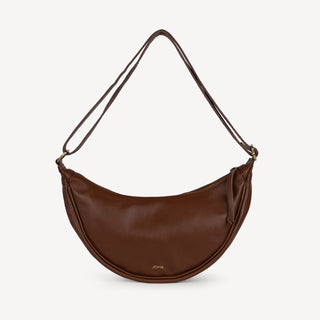 Pebbled Leather Moon Sling - Vintage