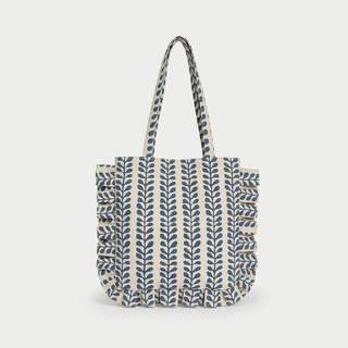 Momo Tote - Indigo Fern